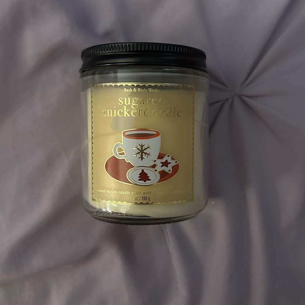 Bath & Body Works Sugared Snickerdoodle Single-Wick Candle
